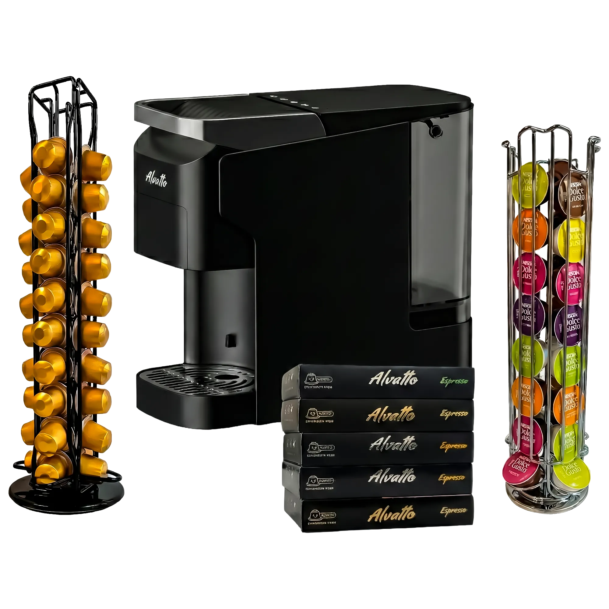 Кофемашина Alvatto Presto 4-в-1 + Запас кофе (Limited Edition)