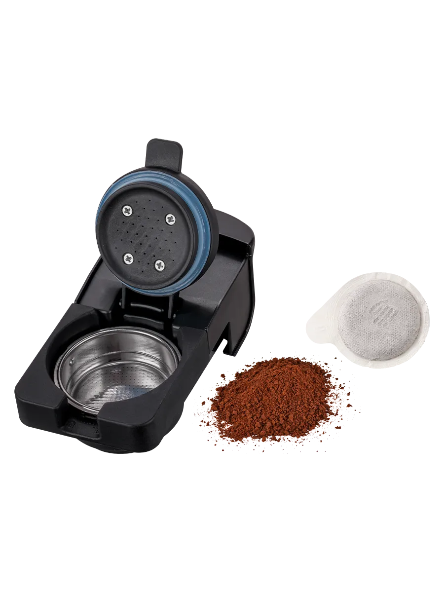 Адаптер для молотого кофе (на одну порцию) и порционных фильтр-пакетов (чалд 44 мм) к кофемашине Альватто Прима Про