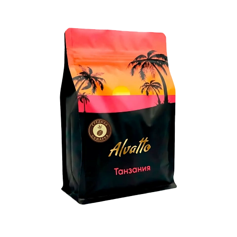 Кофе в зернах Альватто Танзания, 250г, средняя обжарка, 100 % арабика