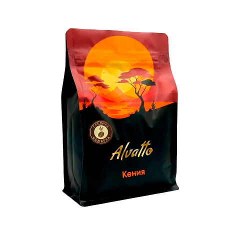 Кофе в зернах Альватто Кения, 250г, средняя обжарка, 100 % арабика