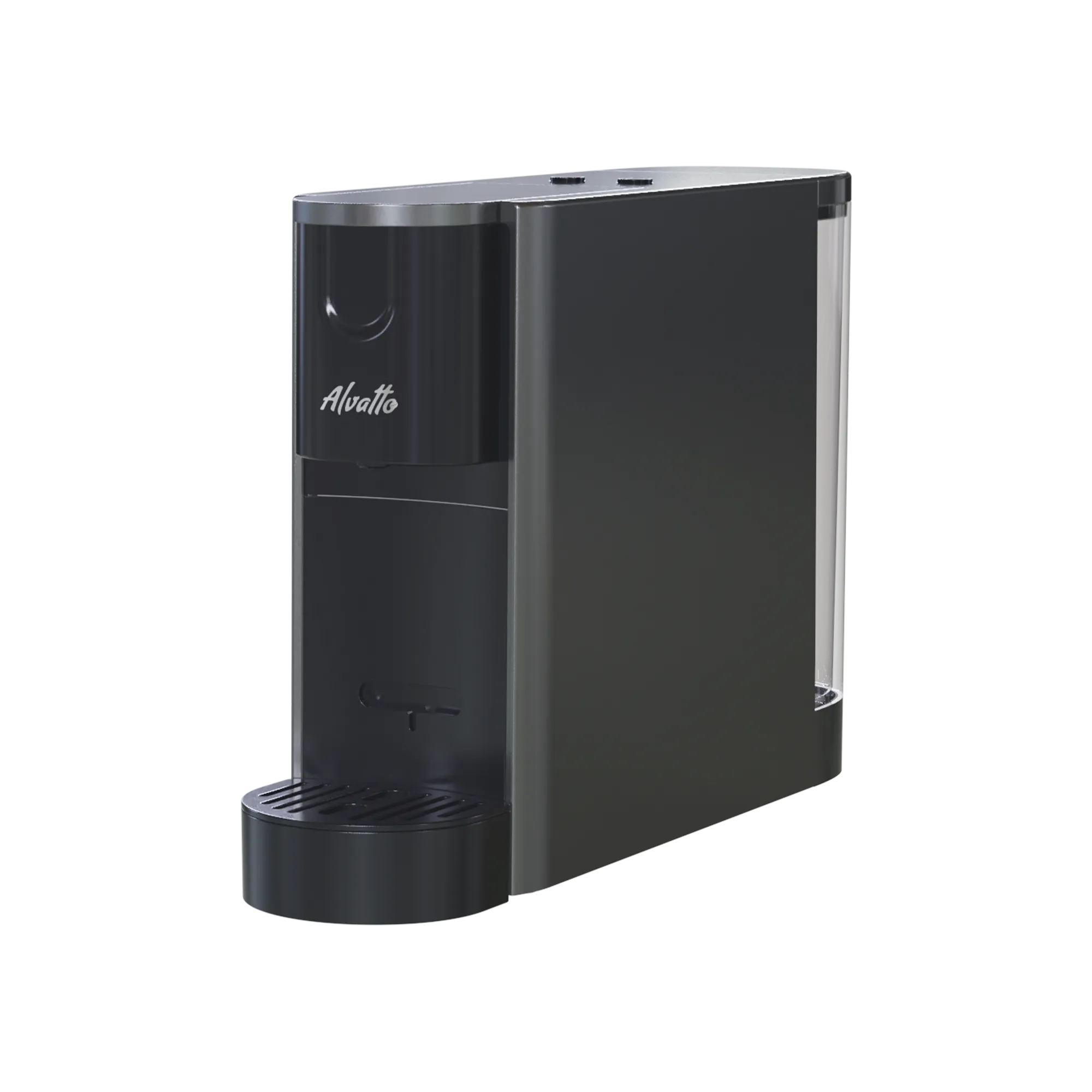 Кофемашина капсульная Альватто Соло графит для капсул формата Неспрессо Ориджинал, 20 бар
